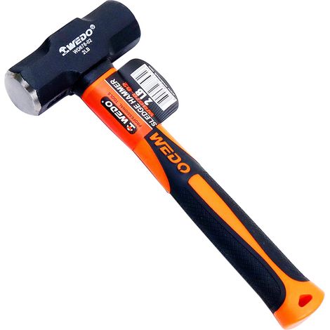 Masse en fibre de verre 900 g,Marteau De Forgeron Acier Forgé Robuste,acier au carbone,Longue 258mm,Mazza 2lb (1/5)