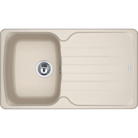 Franke AZG 611-86. Tipo di lavello: Lavello montato su piano, Forma del lavandino: Rettangolare, Colore del prodotto: Beige. Larghezza: 860 mm, Profondità: 500 mm, Altezza: 210 mm - 114.0488.429 (1/2)