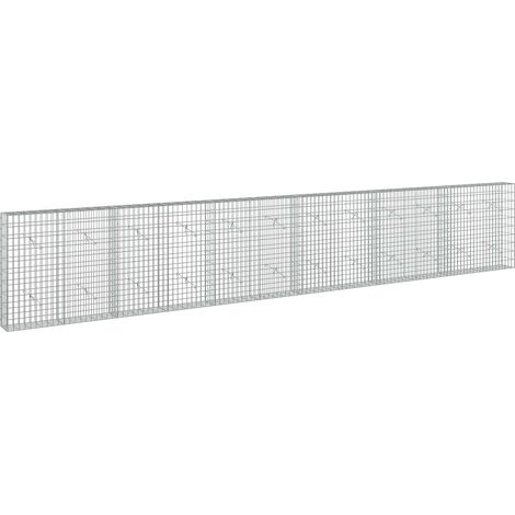 Gabion mit 5 mm Draht und 5x10 cm Maschen 600x20x100 cm vidaXL (1/5)