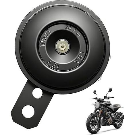 Universal 12 V Motorcycle Horn Compatible with Motorcycle Scooter Car Truck Waterproof (1/5)