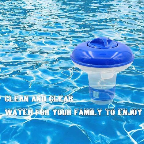 Dispositif flottant de distribution de produits chimiques pour piscine et spa