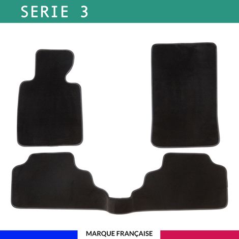 Tapis de voiture - Sur Mesure pour SERIE 3 (2005 - 2011) - 3 pièces - Tapis de sol antidérapant pour automobile (1/4)