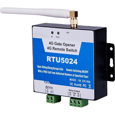 Abrepuertas automático 4G GSM - No requiere suscripción - Control de acceso por llamada o SMS para puertas y garajes (1/5)