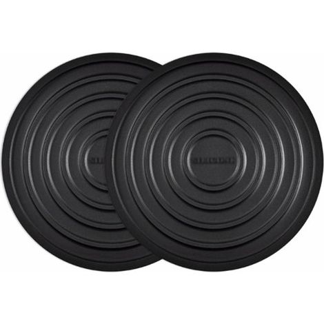 Posavasos de silicona aislantes, posavasos para el almuerzo, manteles individuales redondos, posavasos decorativos, 18 cm de grosor (1/5)