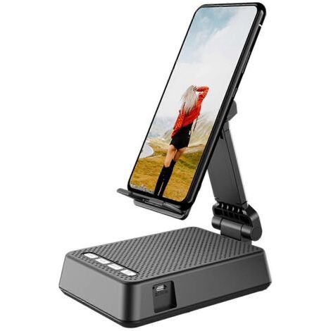 Support pour smartphone avec son HiFi de haute qualité et fixation flexible pour haut-parleur (1/5)