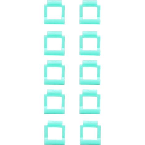 10 Pièces Support USB 3.0 PCIe, Riser Carte Fixation Rapide, Matériau Durable Bleu Clair, Montage Sécurisé (1/5)