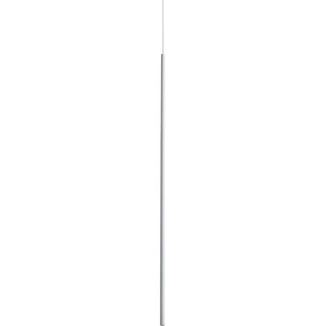 Ideal Lux Sospensione Look 1 luce LED integrato bianca vetro metallo