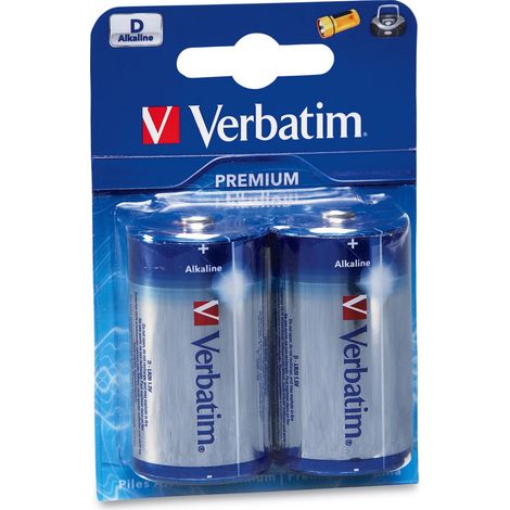 Verbatim 49923 - Lot de 2 piles alcalines (1/3)