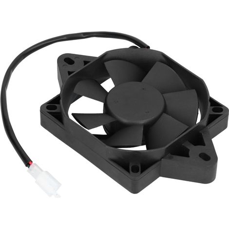 Ventilador de refrigeración universal de 12 V y 15 W para motocicletas, quads y karts de 150 cc, 200 cc y 250 cc. (1/5)