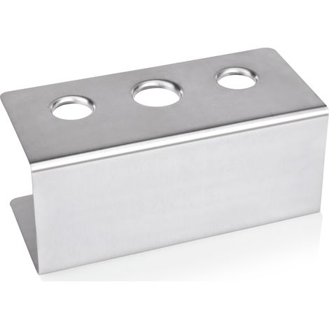 Présentoir à cornets de glace avec 3 trous 20 x 9,5 x 8,5 cm inox - Was Germany (1/2)