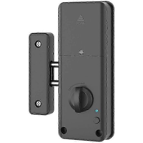 Serrure électrique intelligente avec entrée sans clé, installation dissimulée, serrure à carte à puce, pour portes en bois. (1/5)