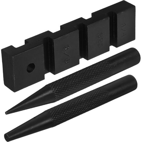 Kit 3 Pièces Brise-maillons pour Tronçonneuse à Essence, Outil Portable en Métal pour Réparation De Chaîne, Dérive-chaîne Réutilisable, Entretien Facile sur Chantier (1/5)