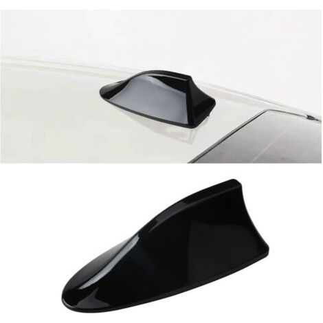 Antenne Voiture,Accessoire Voiture Tuning,Antenne Requin,Diffuseur De Spoiler De Pare-Chocs Arrière,Protections d'ailes de Voiture,Convient à la Plupart des SUV,Voitures(Noir) (1/5)