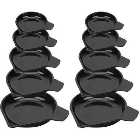 JANMIR-Plateau de pesée en plastique, plateau de pesée pour poudre, plateau de pesée numérique, plateau de pesée à ouverture étroite, lot de 10 (1/5)
