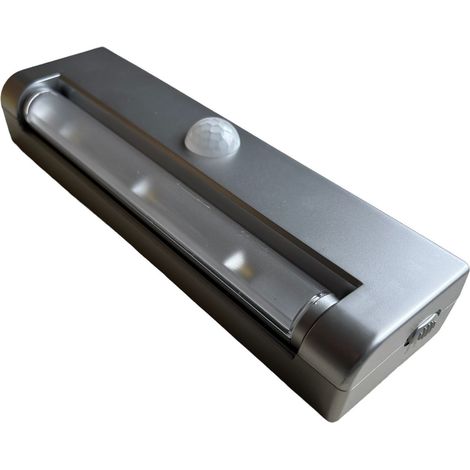 RITOS - LED-Lichtleiste mit Bewegungssensor, verstellbar, Farbe silber (1/5)