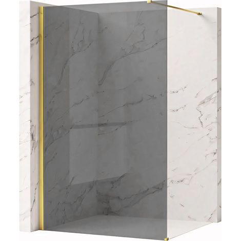 Paroi De Douche Rea Flexi Grey Gold 80
