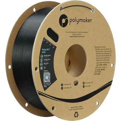 Filamento per stampa 3D Polymaker asa 1.75mm resistente UV
