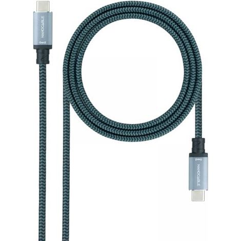 Cavo USB-C NANOCABLE 10.01.4101-COMB Verde 1 m (1 Unità) (1/4)