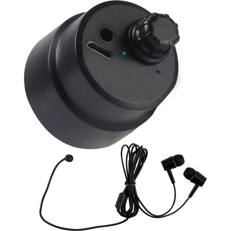 Détecteur d'écoute vocale à microphone à haute résistance à travers le mur pour ingénieur fuite d'eau fuite d'huile réparation dispositif de détection sonore