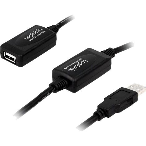 Cable repeteur actif USB A 2.0 male USB A 1.1 femelle - 10m