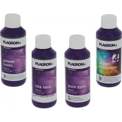 Pack boosters croissance et floraison PLAGRON 4 x 100ml