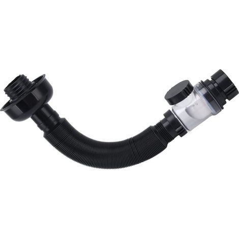 Tuyau vidange flexible PVC – lavabo – vaisseau évier extension – multifonction – cuisine / salle bain / toilette (1/5)