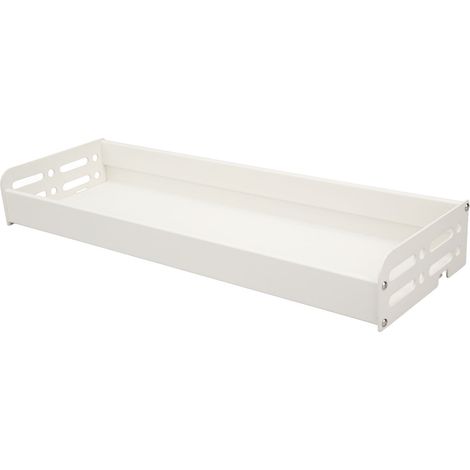 40 cm Wandgewürzregal, abnehmbare Duschablage, Mehrzweck-Duschablage für Bad, Küche und Schlafzimmer, Weiß (1/5)