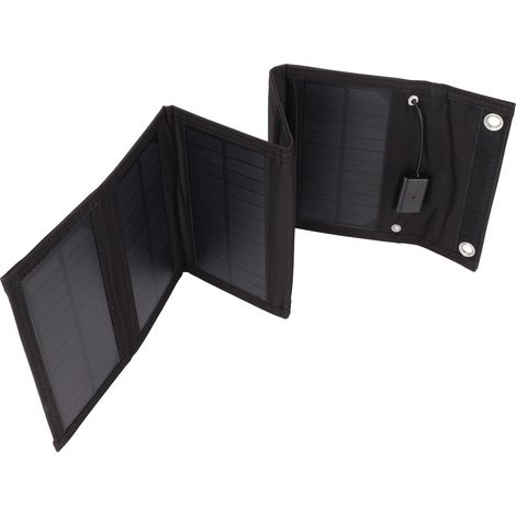 Faltbares, wasserdichtes 15-W-Solarpanel mit USB-Anschluss – Tragbares Ladegerät für Handy, Laptop und Kamera