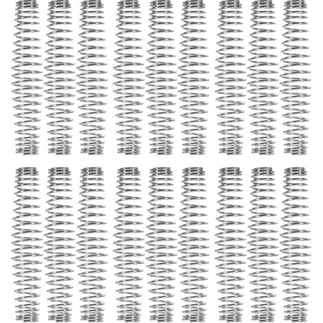 Ressort de Sécateur de Jardin en Acier Inoxydable, 30 Pièces Diamètre 6mm, Pièce de Rechange à Compression, pour Cisailles et Outils de Taille (1/5)