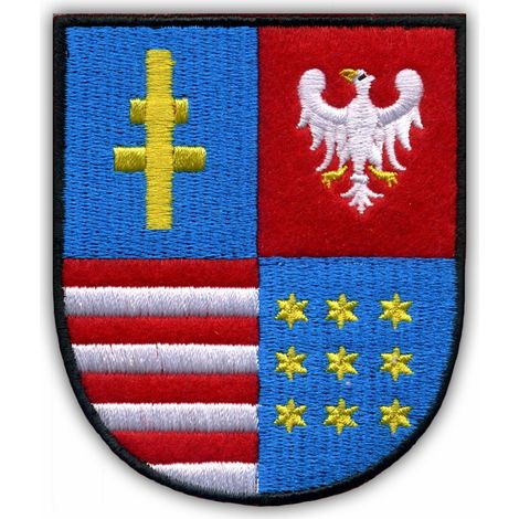 Écusson brodé aux armoiries de la voïvodie de Świętokrzyskie (ancienne version) - Thermocollant