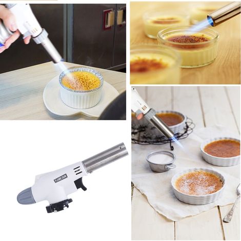 8808 Chalumeau gaz électrique compact ustensile pâtisserie accessoire cuisson chauffage (1/5)