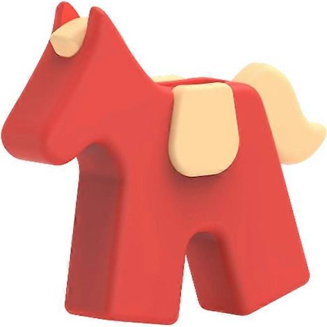 Organisateur de câble en silicone pour charge rapide USB-C, en forme de poney, à suspendre. (1/5)