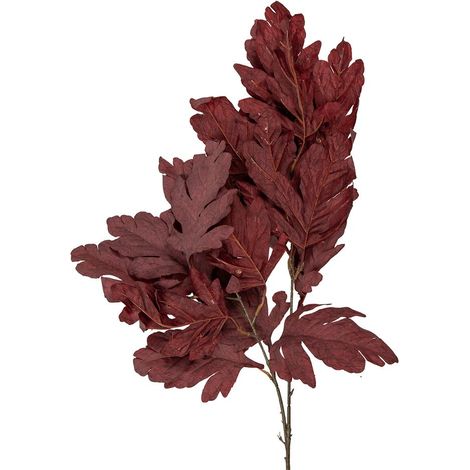 Branche de fleur artificielle décorative en plastique rouge pour vase et bouquet 104 cm - PANGIVO (1/2)