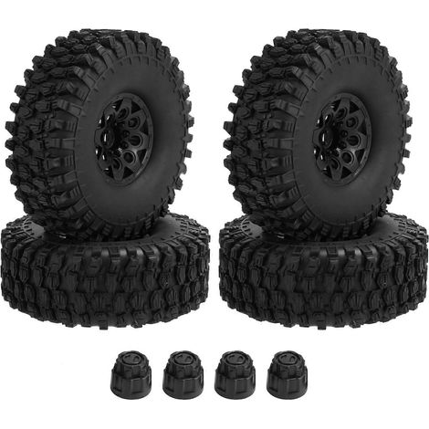 Ensemble de 4 jantes et pneus Beadlock 120 mm 1.9 pour TRX4 D90 (1/5)