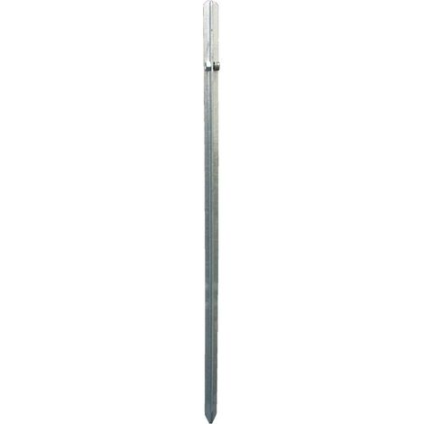 Piquet de terre en acier galvanisé 1 m HORIZONT