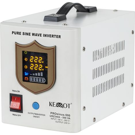 Onduleur Kemot PROsinus 500, alimentation de secours 12 V/230 V, 500 VA/300 W (1/5)