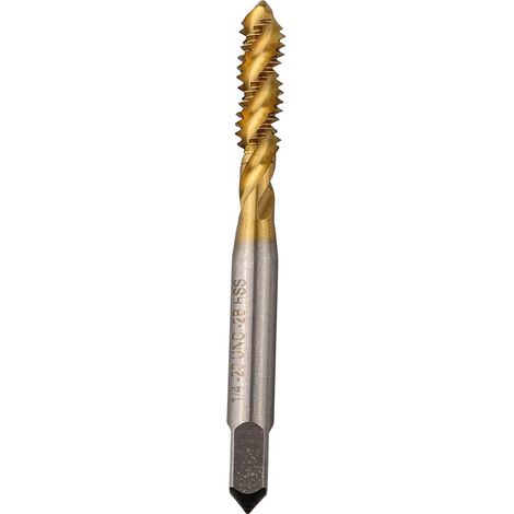 Taraud à main UNC HSS/inox spiralé, pour aluminium et bronze (1/5)