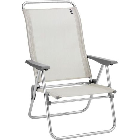 Fauteuil Camping et Plage Pliant - Ultra-Léger - Alu Low - Batyline® Iso - Beige Seigle - Lafuma Mobilier