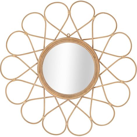 Specchio da parete in specchio marrone, 65,5x3 cm – Almeria (1/5)