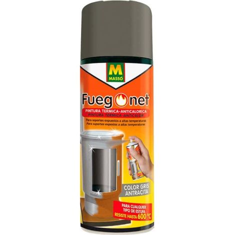 Vernice anti-calore Massó Fuegonet Spray Grigio