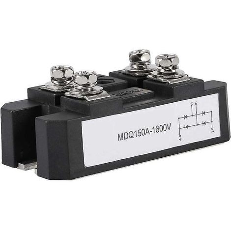 Pont redresseur monophasé 150 A 1600 V à diodes double alternance pour équipements industriels (1/5)