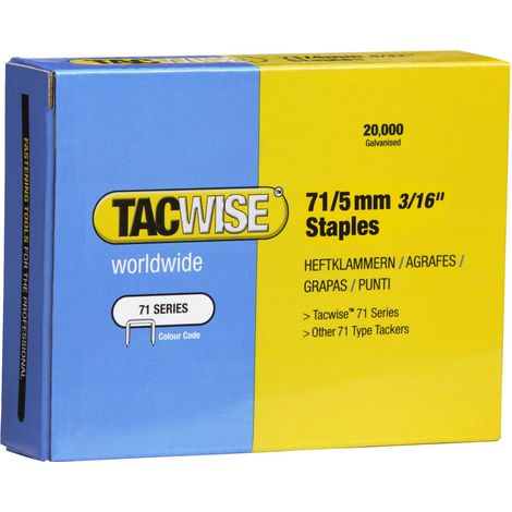 Tacwise Punti Zincati da 71/5 mm (1/2)