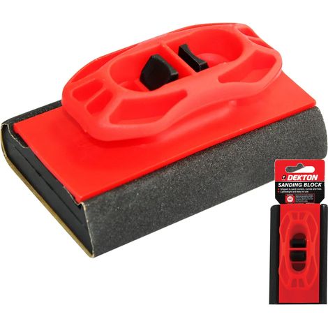 Dekton Drywall Hand Rubbing Sanding Sander Sandpaper Block 4.5" Diy Tool