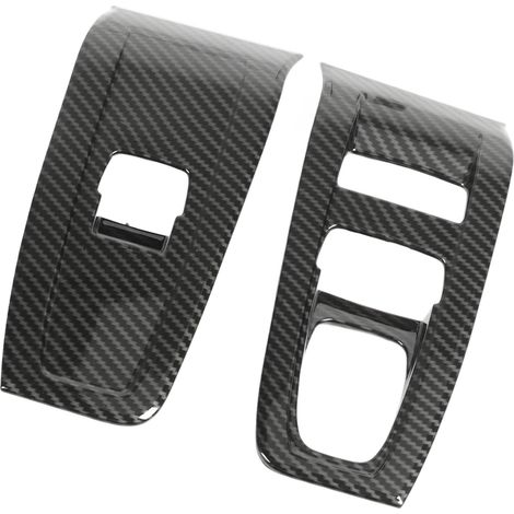 2 Stück Fensterheberschalter-Zierblenden in Carbon-Optik mit edler Textur als Ersatz für Subaru BRZ ZN8 ZD8 ab 2022 (1/5)