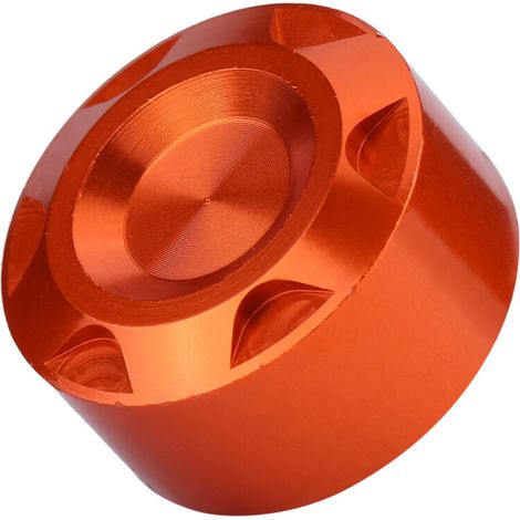 Adatto per tappi universali del liquido freni per motociclette, in lega di alluminio lavorata a CNC, resistente ai graffi e alla corrosione, facile da installare e con colore inalterabile (arancione).
