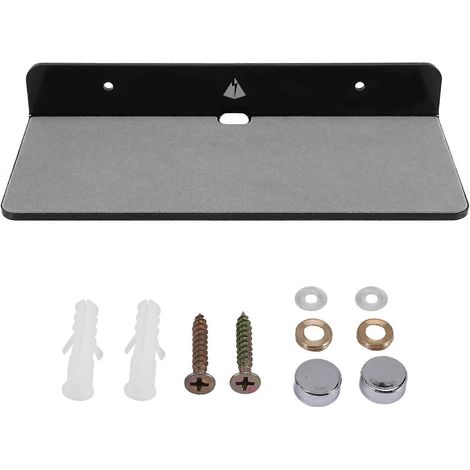 Wandregal-Lautsprecherständer, Acryl-Wandhalterung für Bluetooth-Lautsprecher, Webcam, Handys, Spielzeug – Schwarz (1/5)