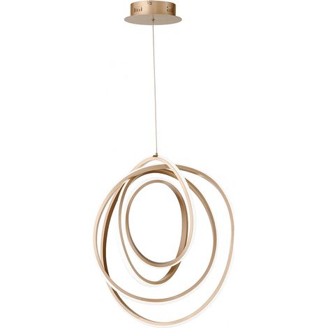 Suspension LED dimmable design moderne Golden 50 (1/2)