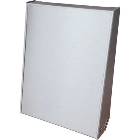 Pluggit iconVent 160 - Grille de protection contre les intempéries en acier inoxydable, ICVEMWSGE