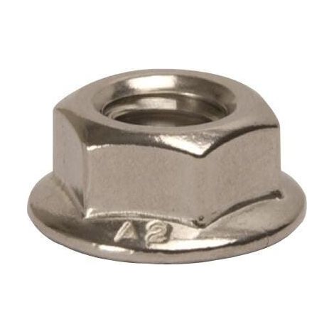Sechskant Flanschmutter DIN6923 M6 Edelstahl A2 UNIVERSAL 69236RVS (1/2)