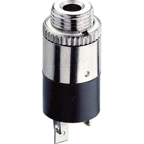 Lumberg KLB 13 Klinken-Steckverbinder 2.5 mm Buchse, Einbau vertikal Polzahl: 3 Stereo Schwarz 1 St.